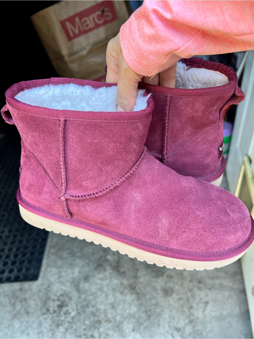 Koolaburra by Ugg Wine Burgundy Maroon Koola Ankle Short Boots Booties Women’s 8